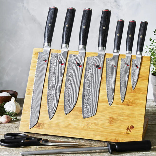 Miyabi 1019603 Kaizen II 10 Piece Knife Set with Magnetic Bamboo Easel