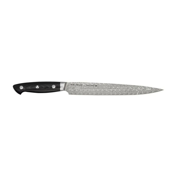 Zwilling 1019614 9" Slicing/Carving Knife with Black Linen Micarta Handle