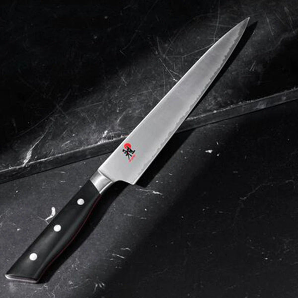 Miyabi 1019701 9.5" Slicing Knife with Black Plastic Handle