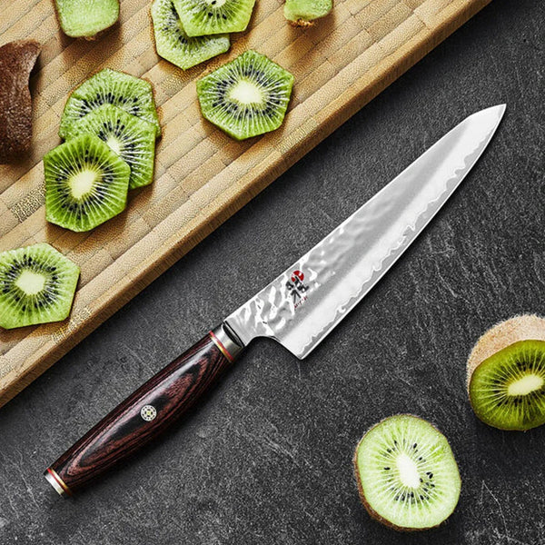 Miyabi 1019804 Artisan 5.25" Prep Knife with Brown Pakkawood Handle