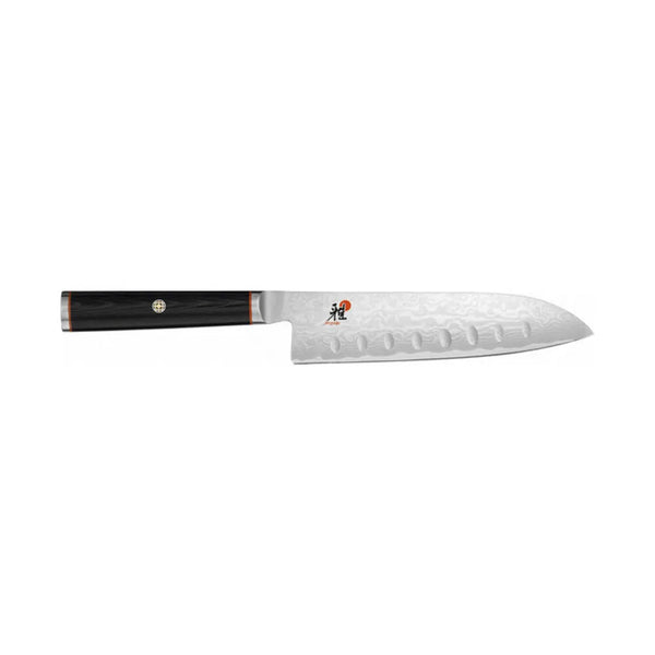 Miyabi 1019935 5 1/2" Santoku Knife with Black Linen Micarta Handle