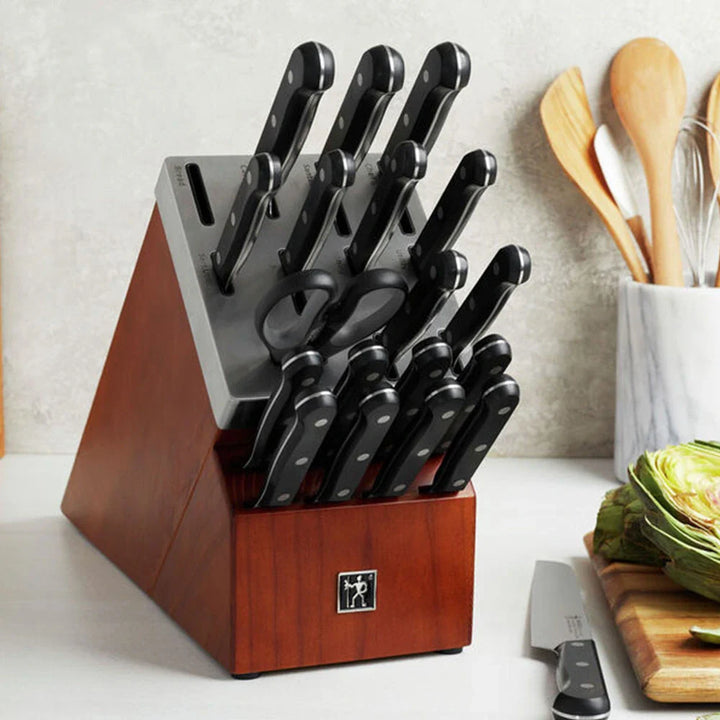 Henckels 1020899 Solution 20-Piece Self-Sharpening Knife Block Set