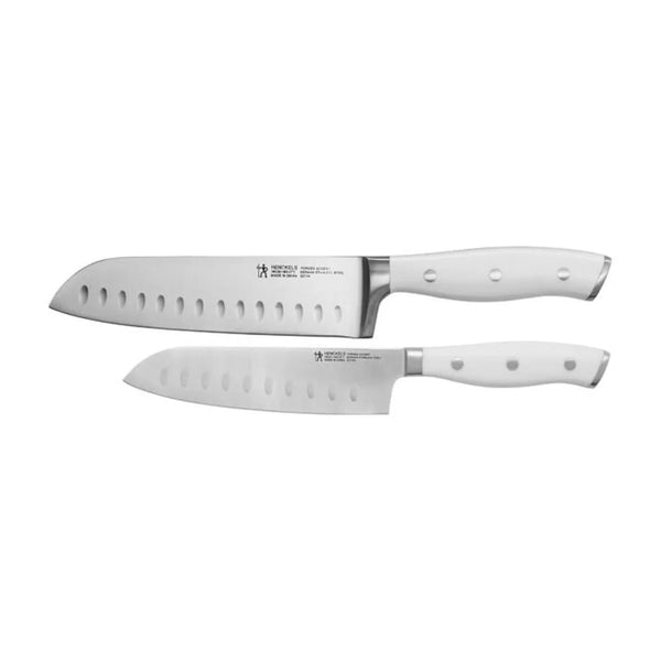 Henckels 1021242 Forged Accent 2-Piece Asian Knife Set with White Handle