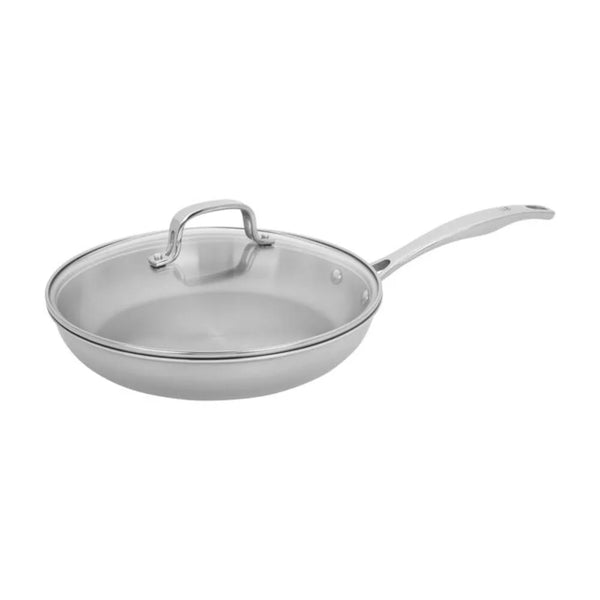 Henckels 1023642 CLAD H3 10" Stainless Steel Fry Pan with Lid