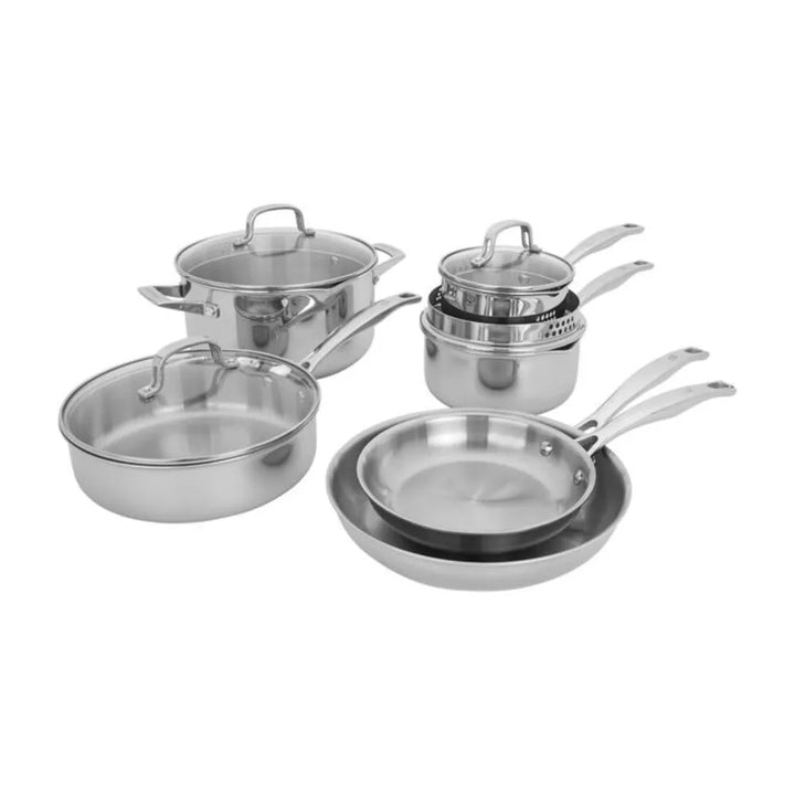 Henckels 1023647 10 Piece Stainless Steel Cookware Set, CLAD H3 Series