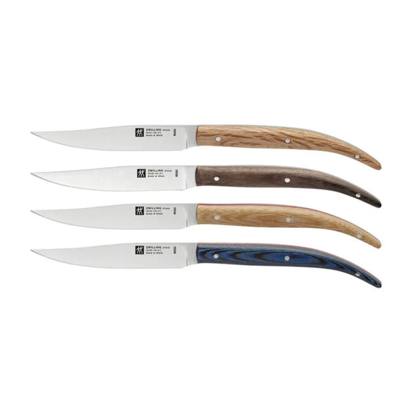 Zwilling 1024500 Toro 4 Piece Steak Knife Set in Beechwood Presentation Box