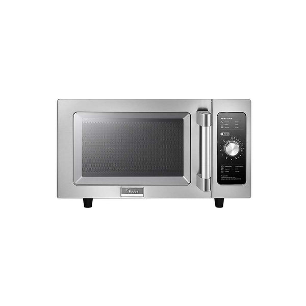 Midea 1025F0A 20.13"  Commercial Microwave Oven with Manual Controls, Stainless Steel, 120v/1ph, 1000W, 0.9cu. ft.