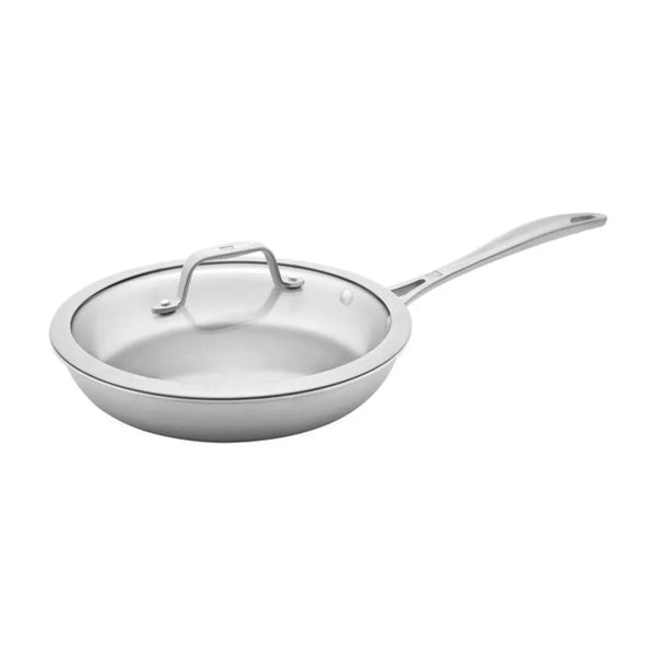 Zwilling 1028033 9.5" Stainless Steel Fry Pan with Glass lid