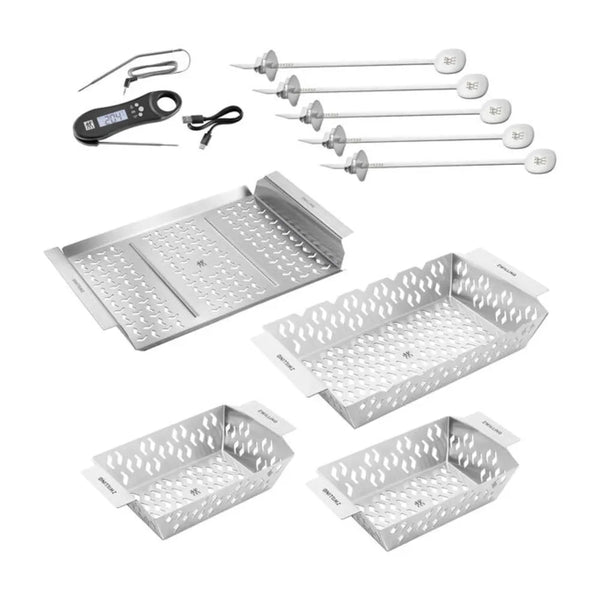 Zwilling 1028217 Stainless Steel 10-Piece Grill Essential Set