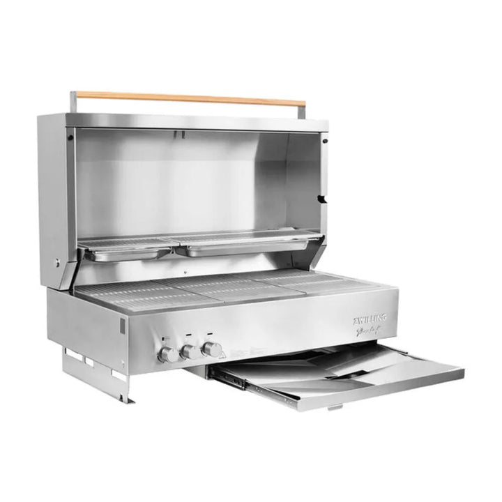 Zwilling 1029546 Flammkraft Model D Built-In Gas Grill with Rotisserie