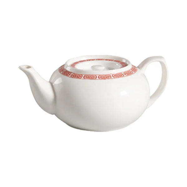 CAC China 105-TPW-2 Teapot 32oz 8" Case of 12 Pcs