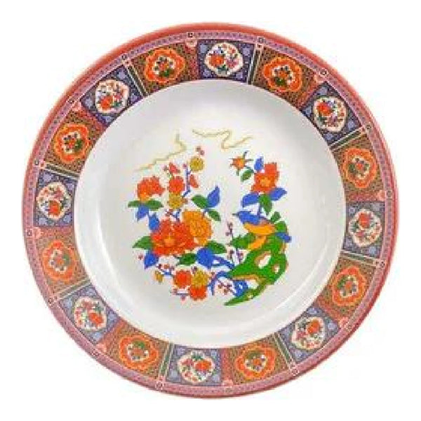 Thunder Group 1106TP Peacock 3 oz Melamine Soup Plate, Pack of 12