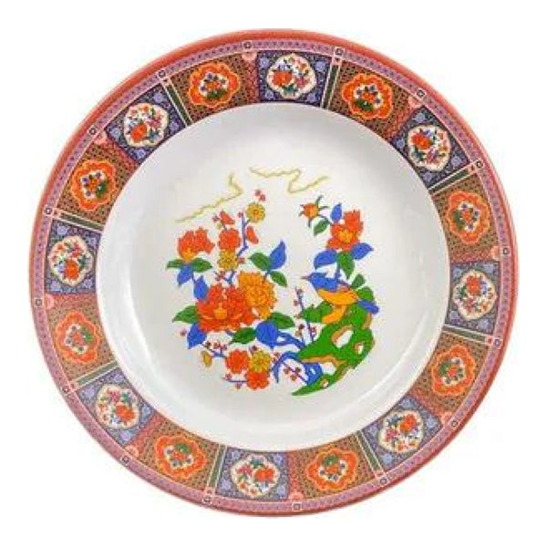 Thunder Group 1107TP Peacock 5 oz Melamine Soup Plate, Pack of 12