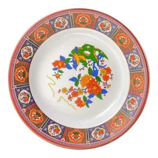 Thunder Group 1108TP Peacock 7 oz Melamine Soup Plate, Pack of 12