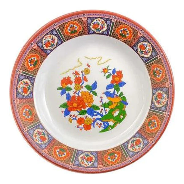 Thunder Group 1110TP Peacock 12 oz Melamine Soup Plate, Pack of 12