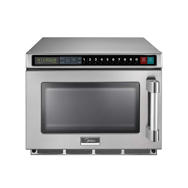 Midea 1217G1A 16.5"  Commercial Microwave Oven with Touch Control Pad, Stainless Steel, 120v/1ph, 1200W, 0.6 cu. ft.