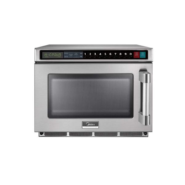 Midea 1217G1S 16.5"  Commercial Microwave Oven with Touch Control Pad, Stainless Steel, 120v/1ph, 1200W, 0.6 cu. ft.