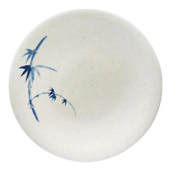 Thunder Group 1307BB Blue Bamboo 7-3/8" Melamine Dinner Plate, Pack of 12