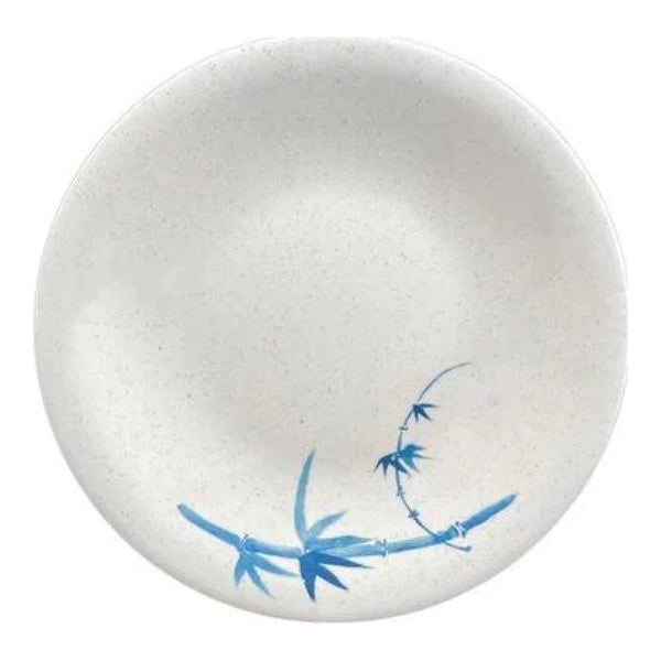 Thunder Group 1308BB Blue Bamboo 8-5/8" Melamine Dinner Plate, Pack of 12