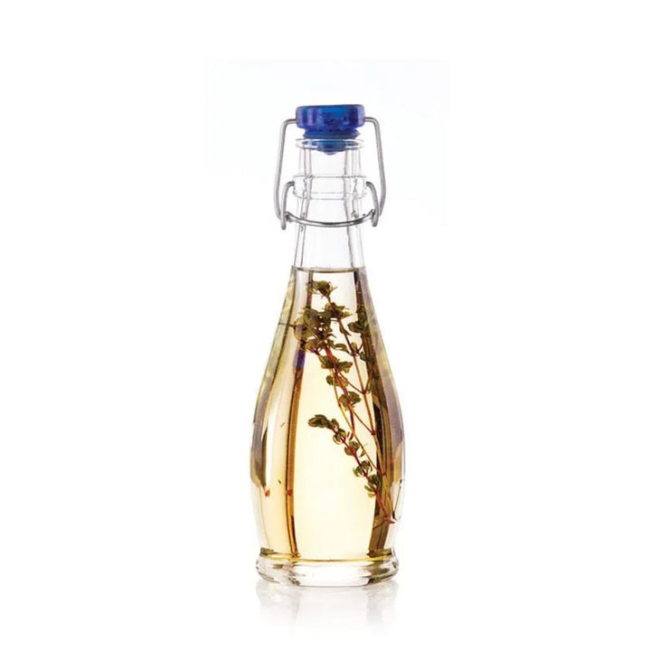 Libbey 13151017 12.5 oz. Oil / Vinegar Cruet / Water Bottle with Wire Bail Lid - Case of 12 Pcs 2