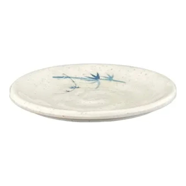 Thunder Group 1338BB Blue Bamboo 3-3/4" Melamine Saucer, Pack of 12