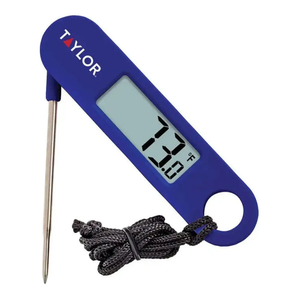 Taylor 1476FDA Digital Compact Folding Probe Thermometer, - 40 to 392 F