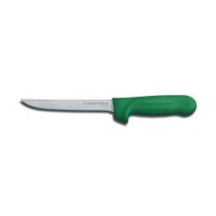 Dexter Russell 1563G Sani-Safe 6" Narrow Boning Knife Green Handle 1563g S136NG-PCP