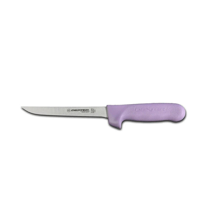 Dexter Russell 1563P Sani-Safe 6" Narrow Boning Knife Purple Handle S136NP-PCP