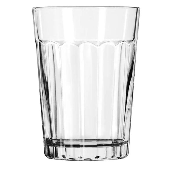 Libbey 15640 8.5 oz. Rim Tempered Paneled Juice Glass - Case of 36 Pcs