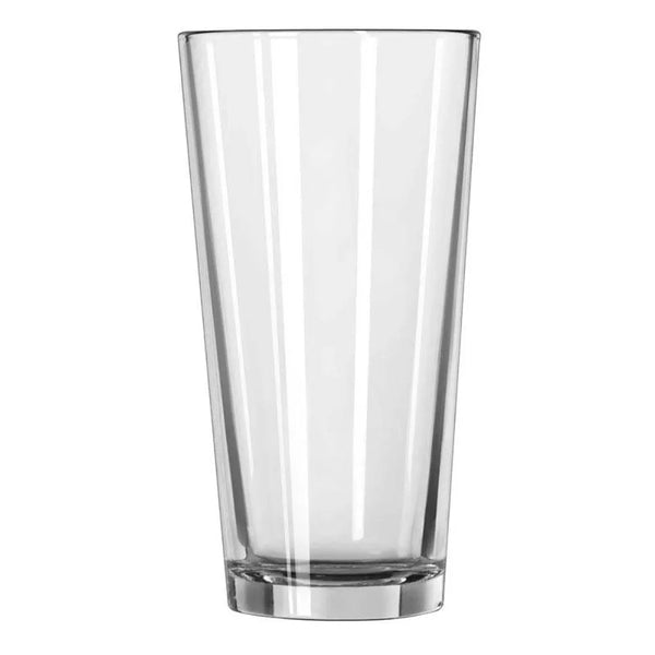 Libbey 15722 22 oz. Restaurant Basics Customizable Rim Tempered Mixing Glass - Case of 24 Pcs