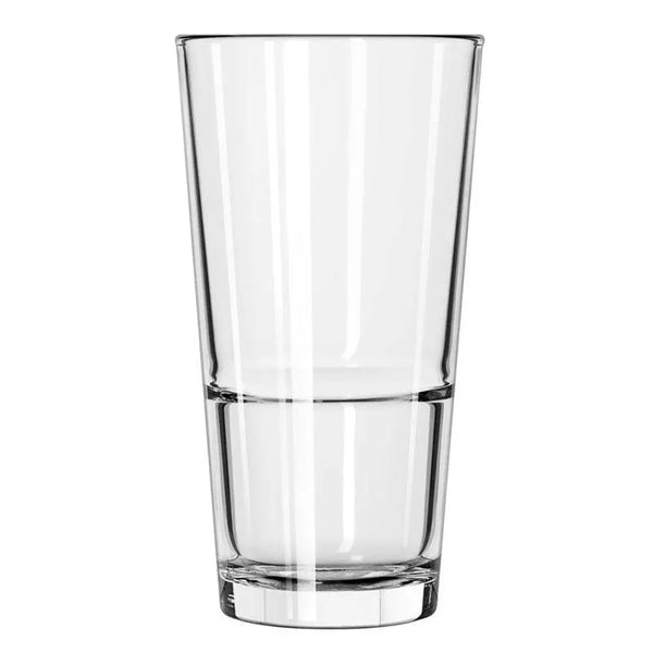 Libbey 15730 17.25 oz. Restaurant Basics Customizable Rim Tempered Stackable Mixing Glass - Case of 24 Pcs