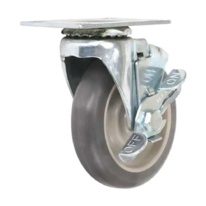 Forbes Industries 1610-S 4" Standard gray Wheel & Swivel Caster - The Horecastore