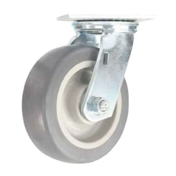 Forbes Industries 1623-S 6" H.D. Gray Wheel with Swivel Caster for #2455. - The Horecastore