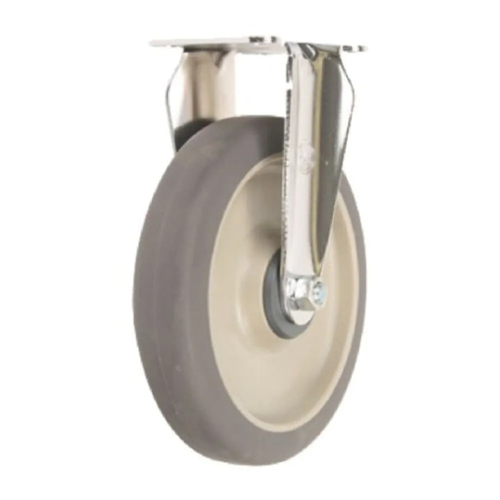 Forbes Industries 1625-R 5 - 6 Inches Standard Gray Wheel & Rigid Caster - The Horecastore