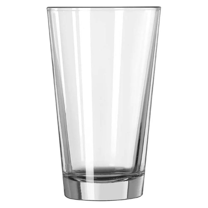 Libbey 1632HT 18 oz. Restaurant Basics Customizable Rim Tempered Mixing Glass - Case of 24 Pcs