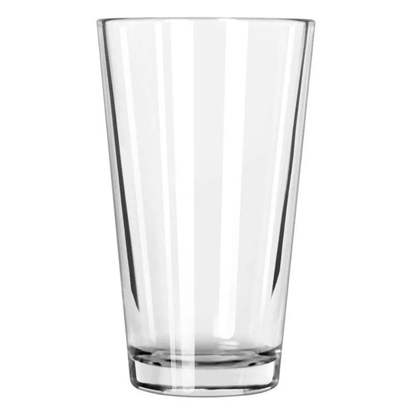 Libbey 1637HT 20 oz. Restaurant Basics Customizable Rim Tempered Mixing Glass - Case of 24 Pcs