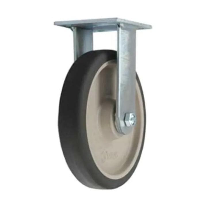 Forbes Industries 1638-R 8" Gray Poly-lok Wheel with Rigid Caster - The Horecastore