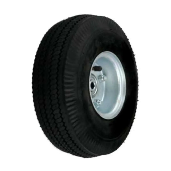 Forbes Industries 1660-W 10” Black Full Pneumatic offset Wheel – Zinc Plated Hub - The Horecastore