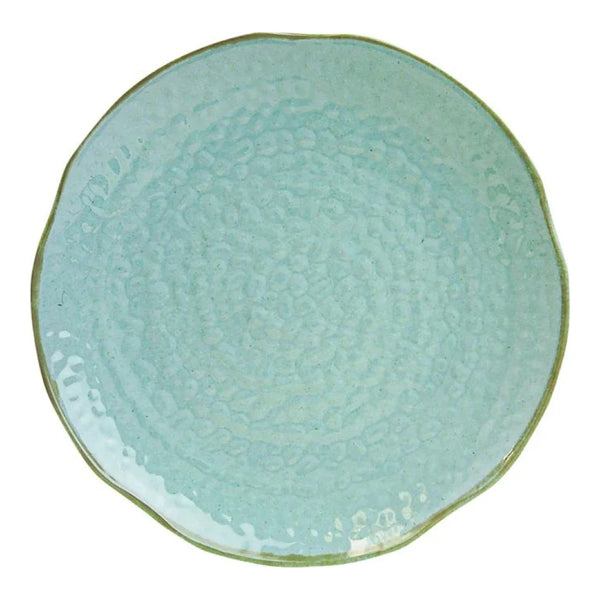 Thunder Group 1810SS Seaside 10-1/2" Melamine Lotus Shape Plate, Pack of 12