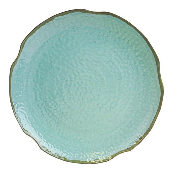 Thunder Group 1814SS Seaside 14" Melamine Lotus Shape Plate, Pack of 12