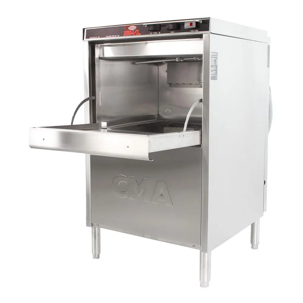 CMA Dishmachine 181 VL High Temperature Energy Recovery Undercounter Glasswasher, 1 Phase, 220V, 60Hz, 1HP