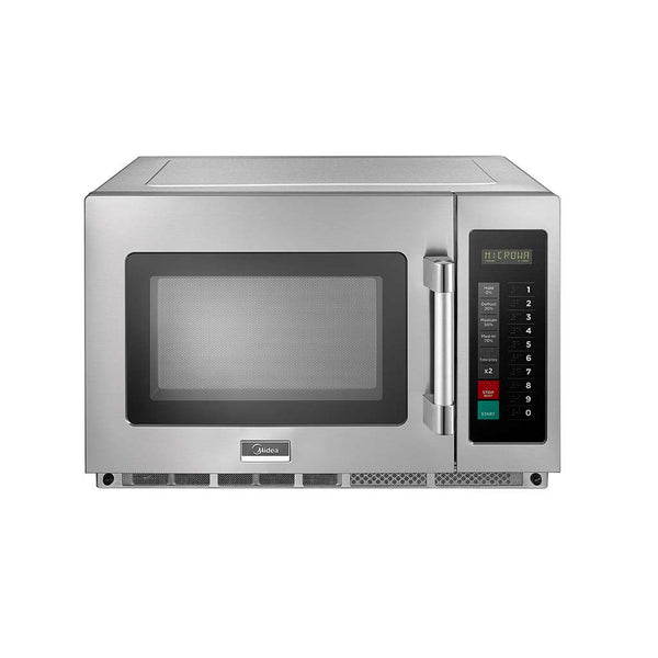 Midea 1834G1A 22.63"  Commercial Microwave Oven with Touch Control Pad, Stainless Steel, 208v/1ph, 1800W, 1.2 cu. ft.