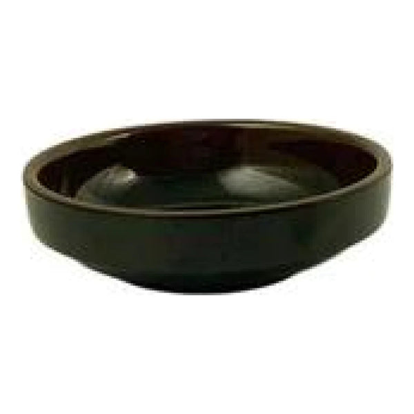 Thunder Group 1903TM Tenmoku 3 oz Melamine Flat Base Bowl, Pack of 12