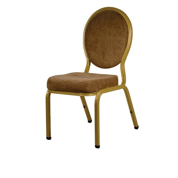 Jemima Aluminium Modern Banquet Chair with an Integrated Handhold, Lightweight, Webbed Seat With Lumbar Support, Stackable