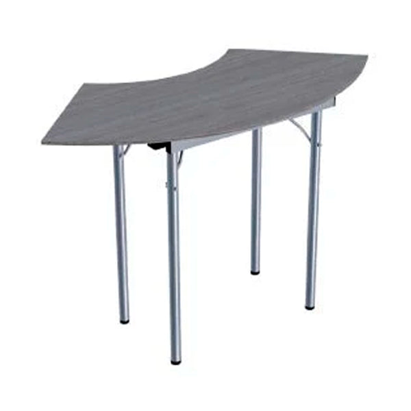 Ash Quarter Round Table L 45 x W 45 cm, Sturdy And Space-Saving, MDF Laminated Table Top