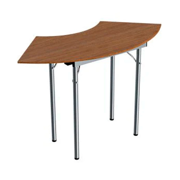 Beechwood Quarter Round Table L 45 x W 45 cm, Sturdy And Space-Saving, MDF Laminated Table Top