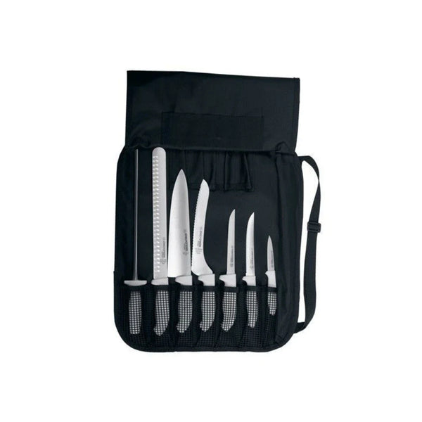 Dexter Russell 20153 SofGrip 7 Piece Cutlery Set White Handles SGCC-7