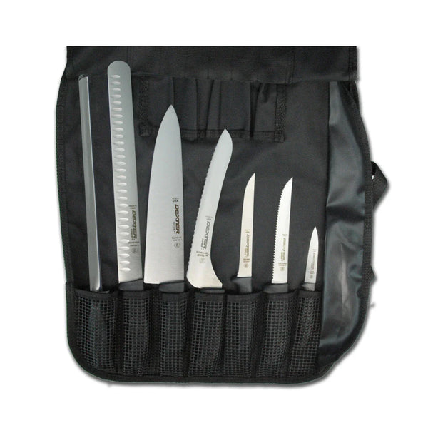 Dexter Russell 20713 SofGrip 7 PC. Cutlery Set Black Handles SGBCC-7