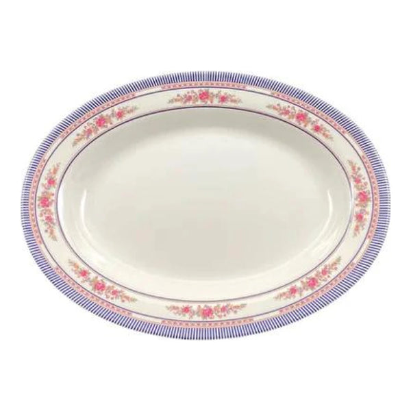 Thunder Group 2110AR Rose 9 oz Melamine Deep Platter, Pack of 12