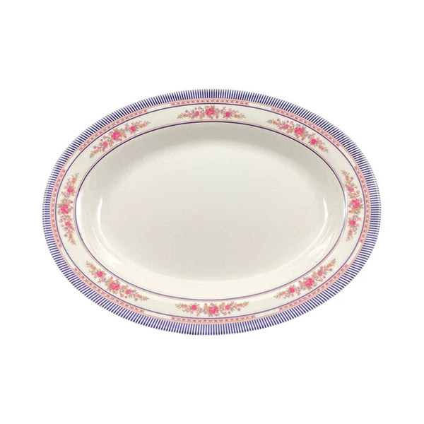 Thunder Group 2112AR Rose 16 oz Melamine Deep Platter, Pack of 12